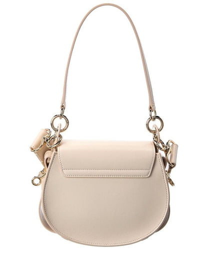 Chloé Tess Small Leather & Suede Shoulder Bag