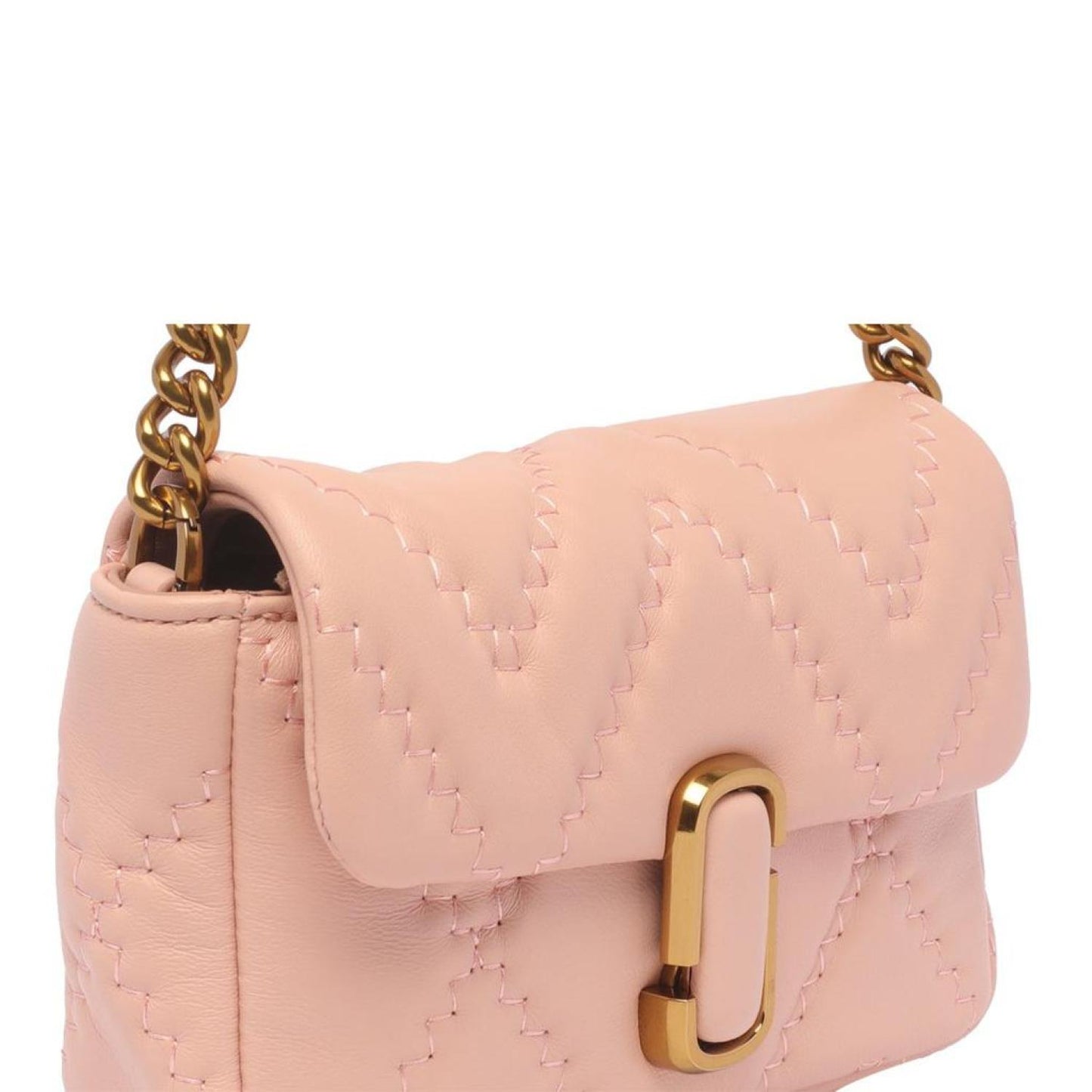 Marc Jacobs Logo Plaque Quilted Mini Shoulder Bag