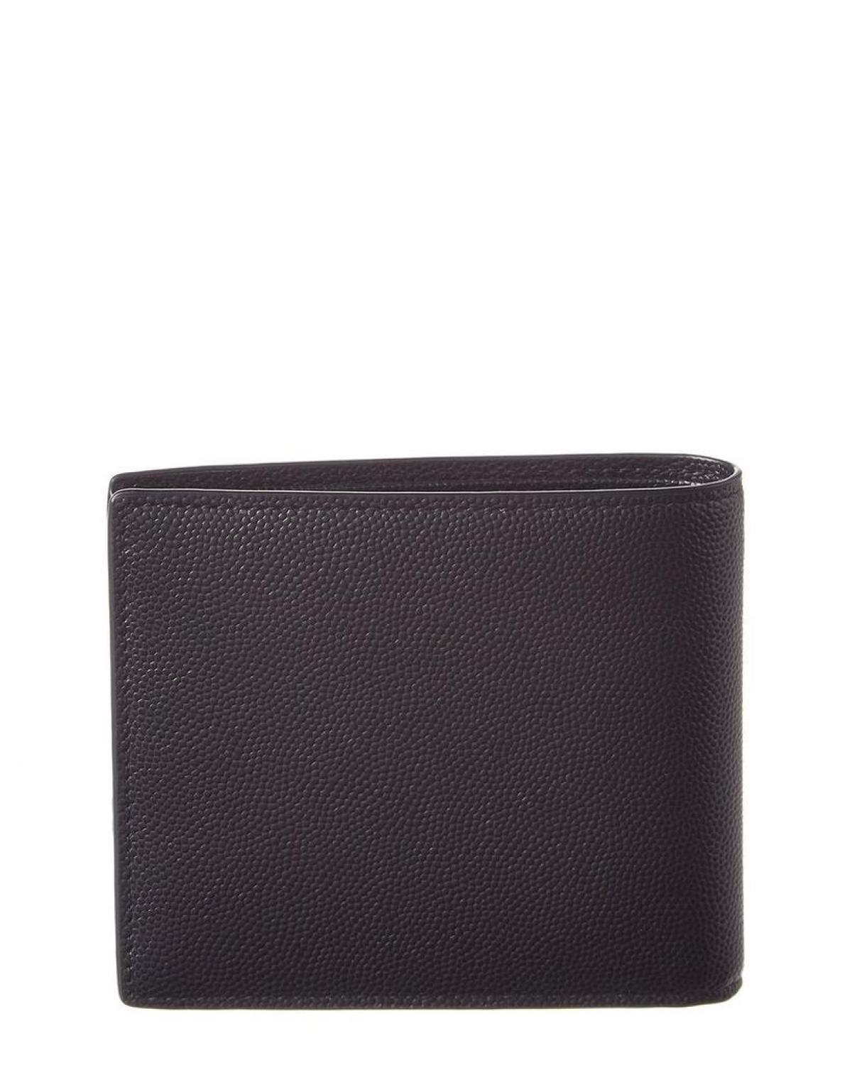 Saint Laurent Paris East West Bifold Leather Wallet, os