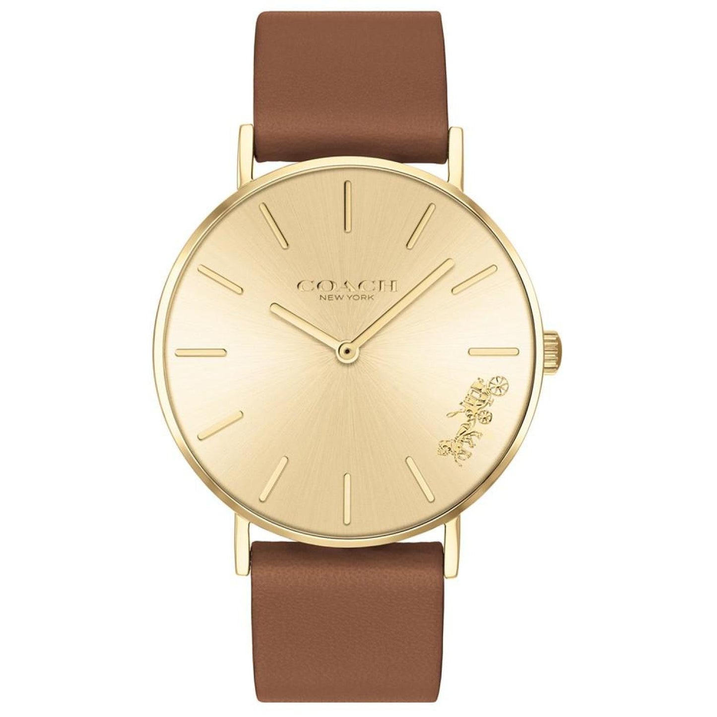 Women's Perry Leather Strap Watch 36mm