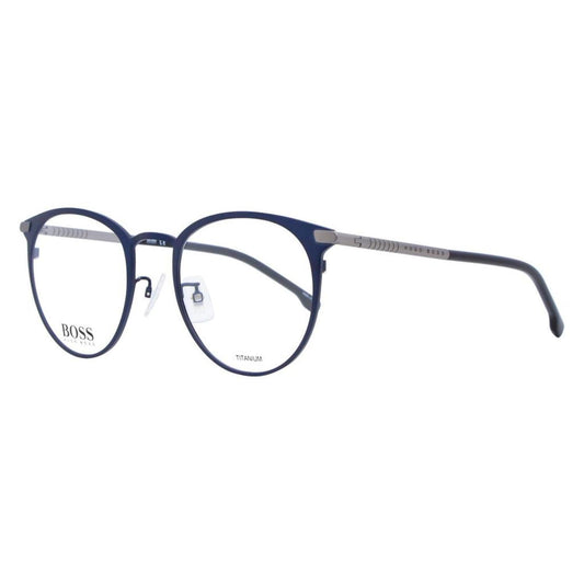 Hugo Boss Round Eyeglasses BOSS1070/F FLL Matte Blue 51mm 1070/F