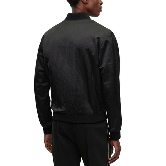 Men's Slim-Fit Zip-Up Soft Satin Jacket