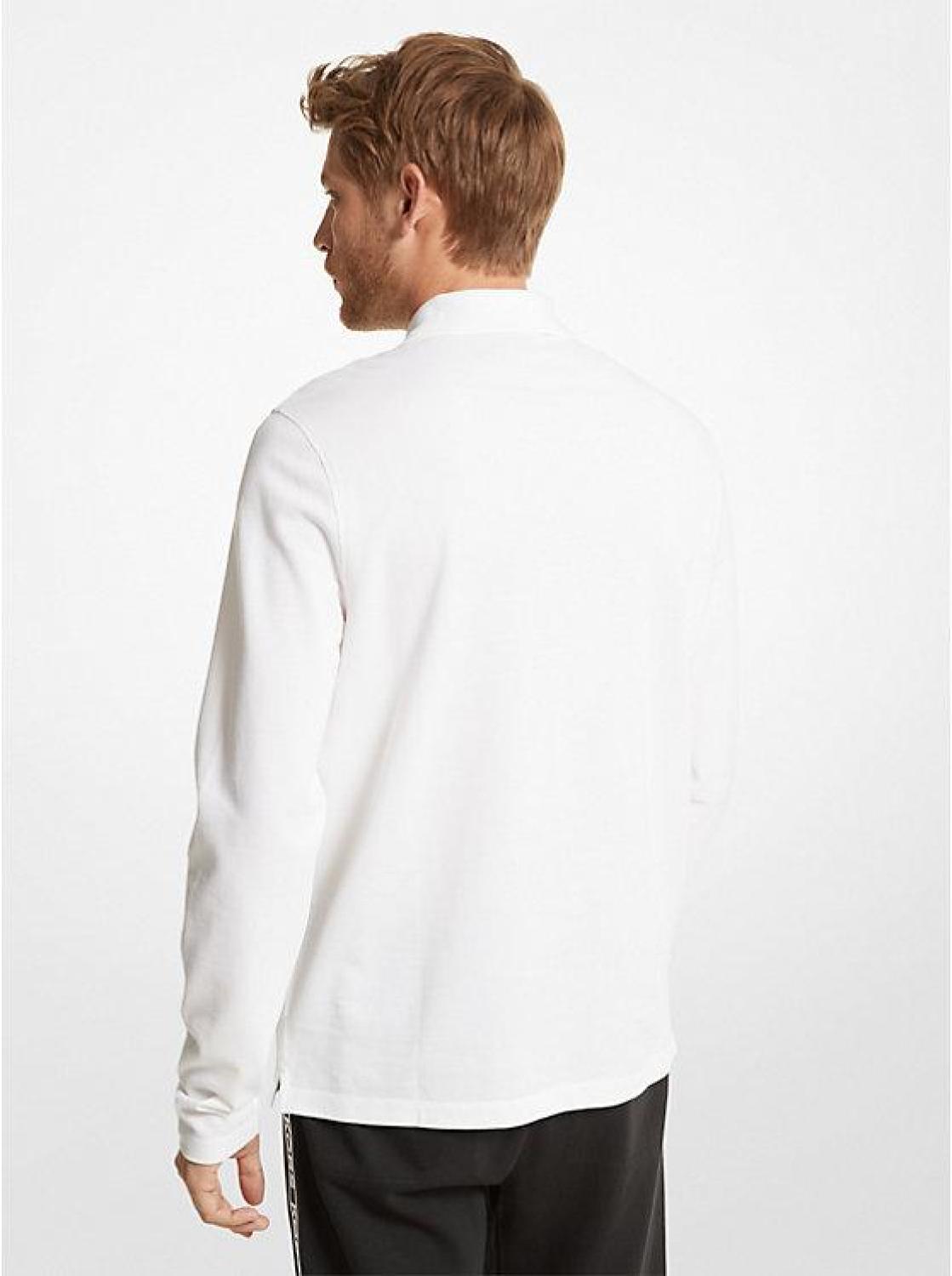 Cotton Half-Zip Polo Sweater