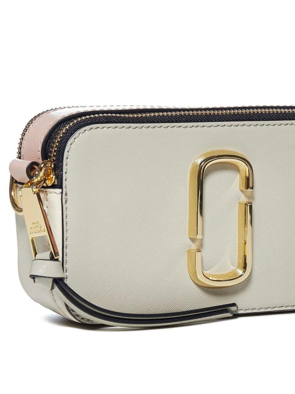 Marc Jacobs The Snapshot Logo Plaque Crossbody Bag