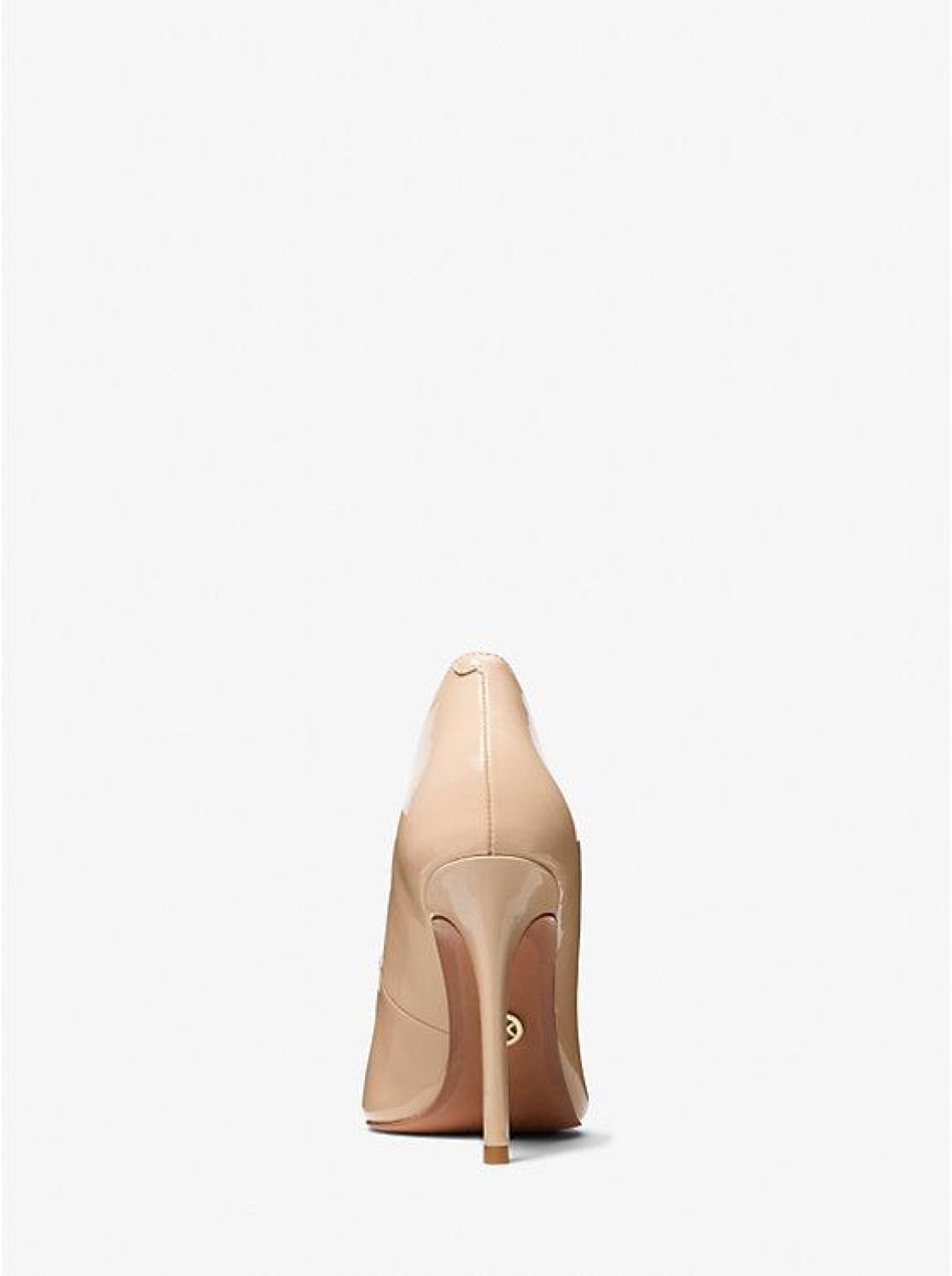 Keke Faux Patent Leather Pump