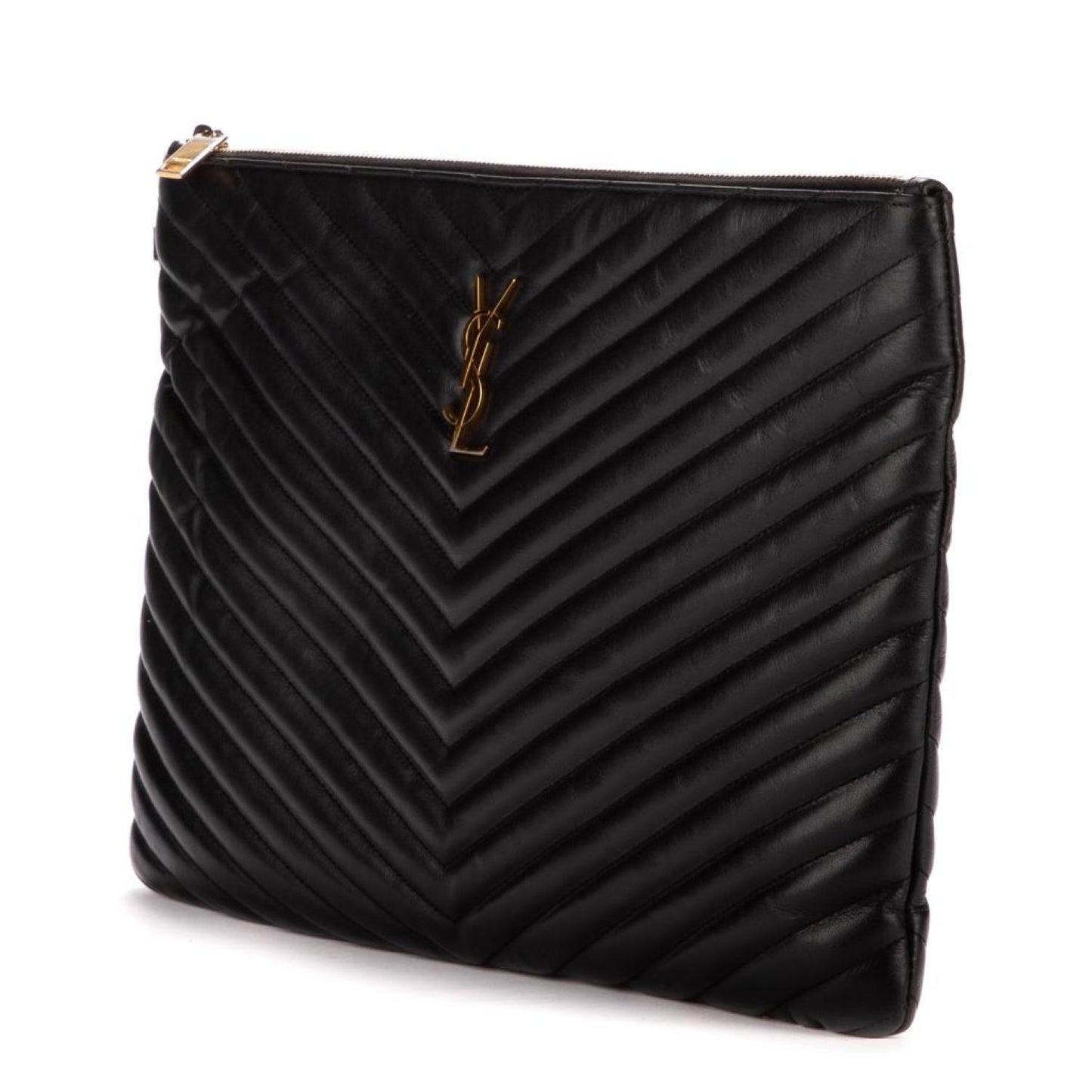 YSL Quilted Clutch