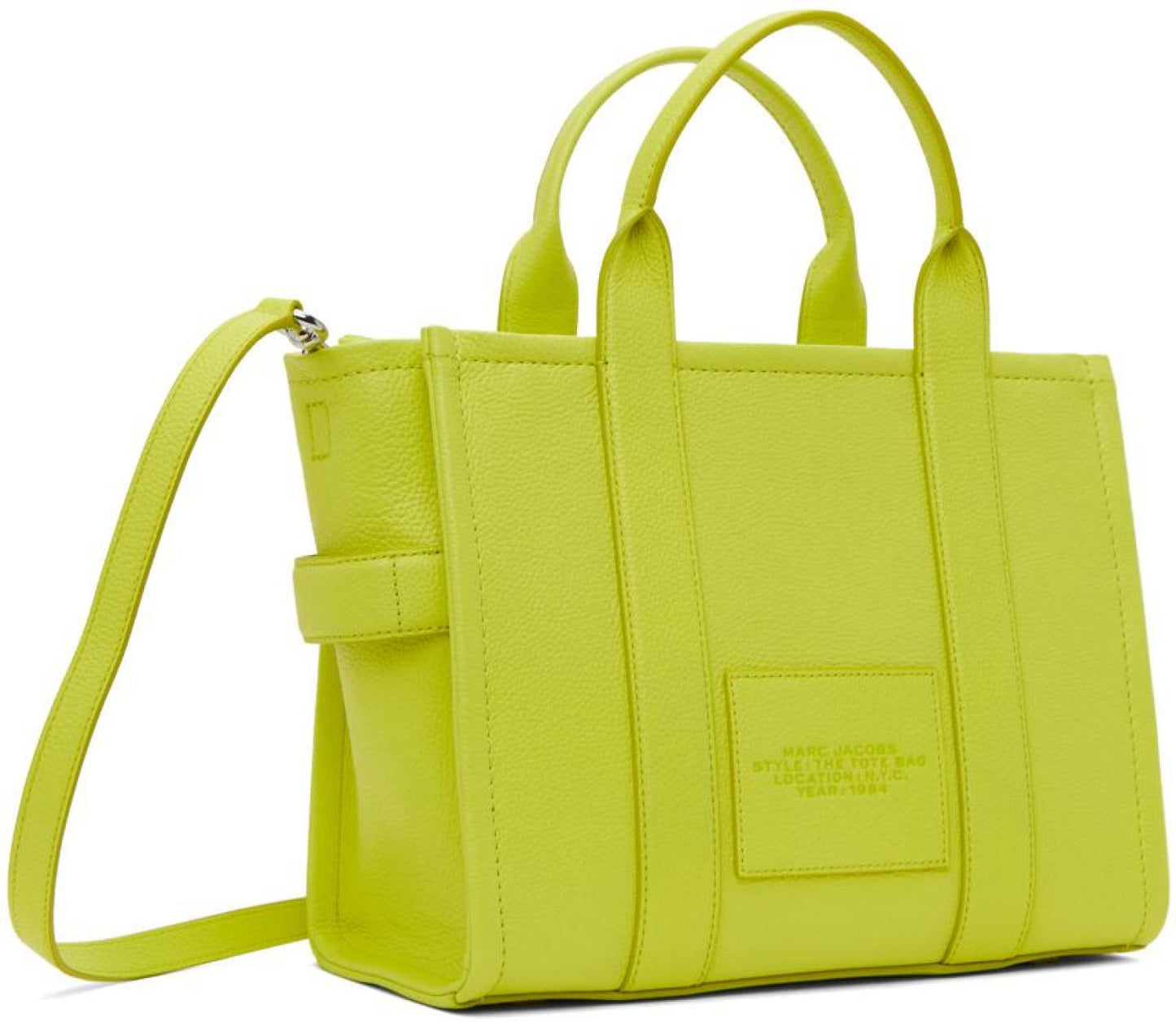 Yellow 'The Leather Medium' Tote