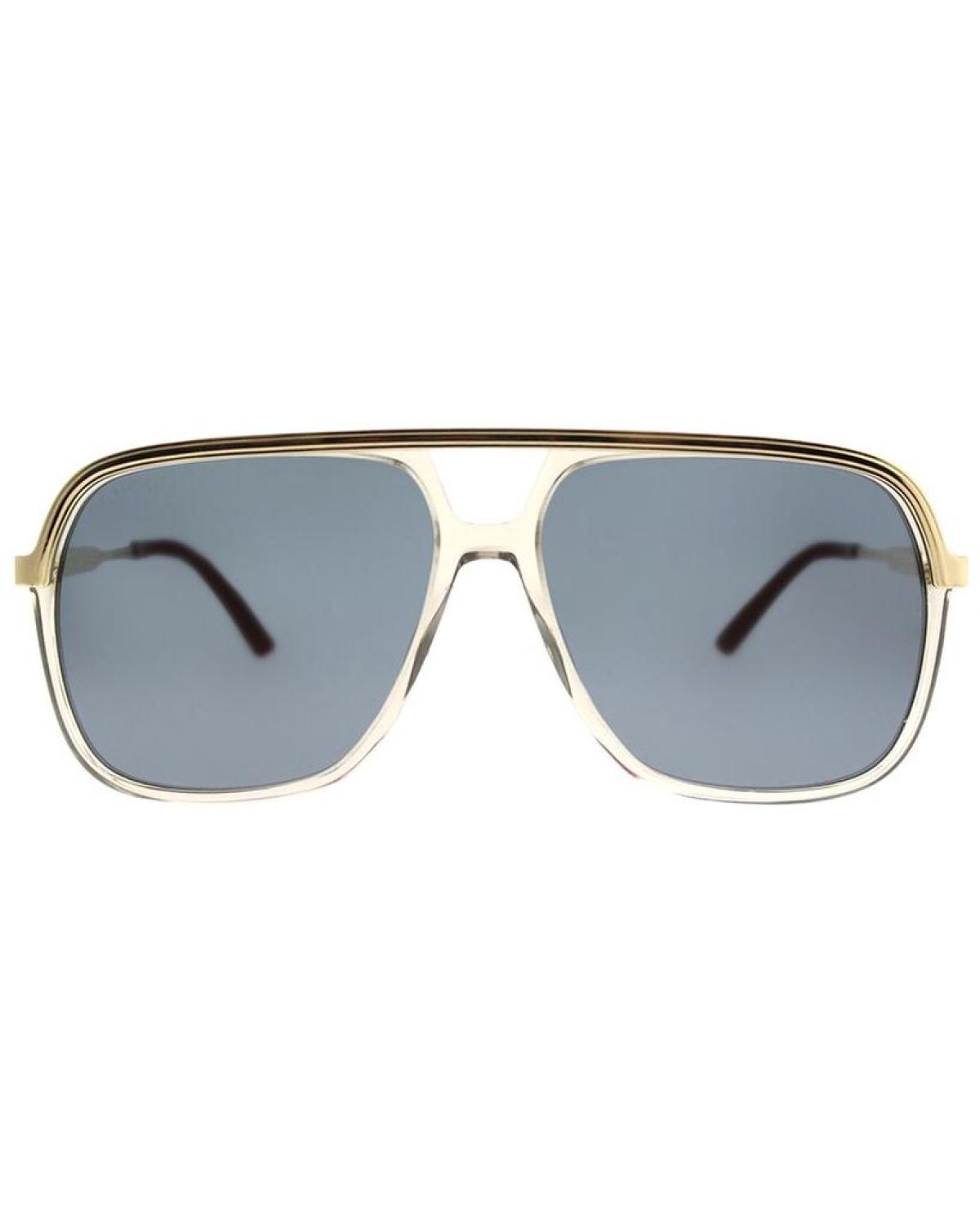 Gucci aviator 2025 57mm sunglasses