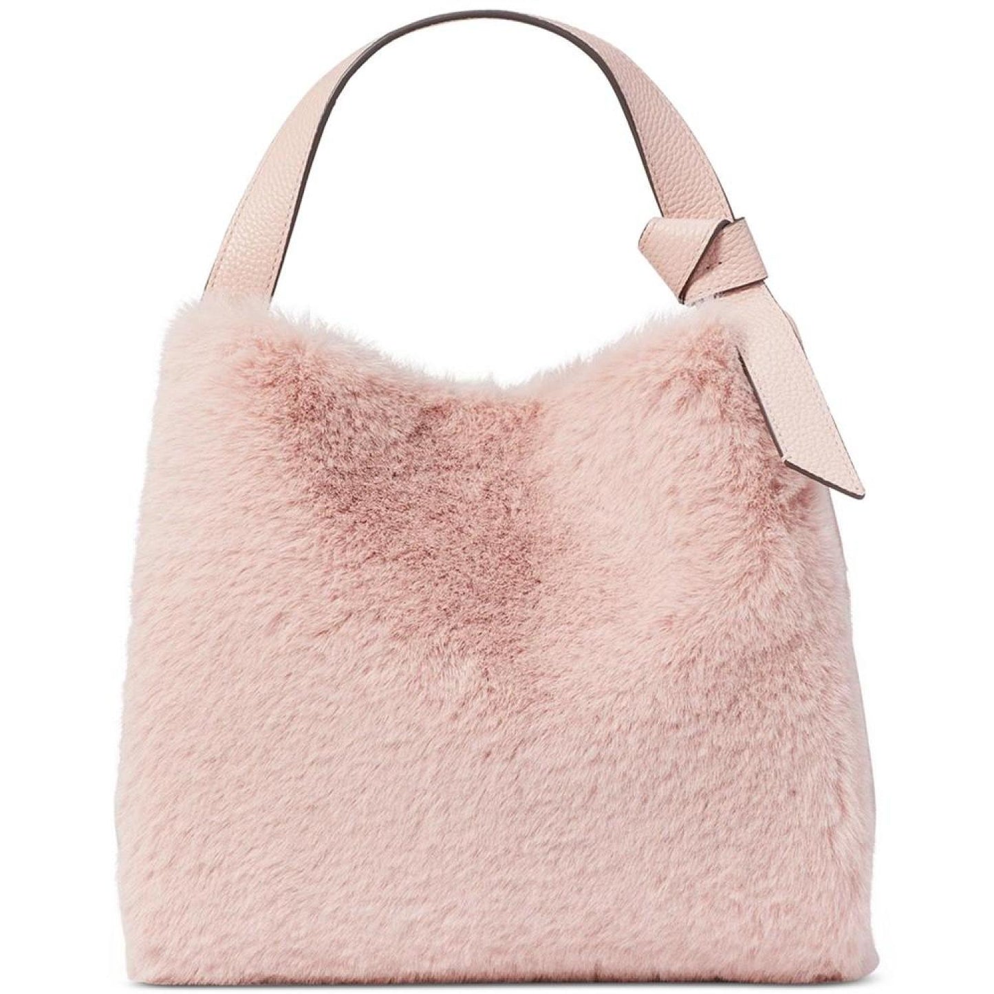 Knott Faux Fur Small Crossbody Tote