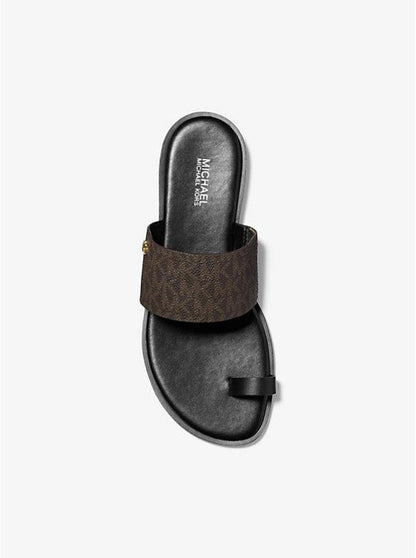 August Signature Logo Sandal