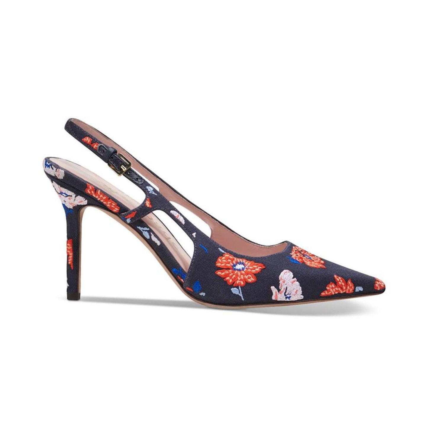 Valerie Pointed-Toe Slingback Pumps