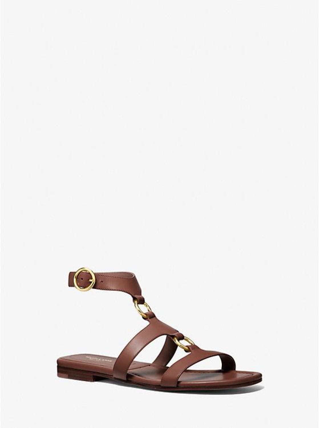 Dusty Ring Leather Sandal