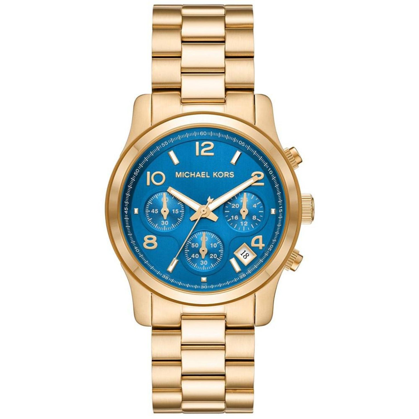 Women's Runway Quartz Chronograph Gold-Tone Stainless Steel Watch 38mm