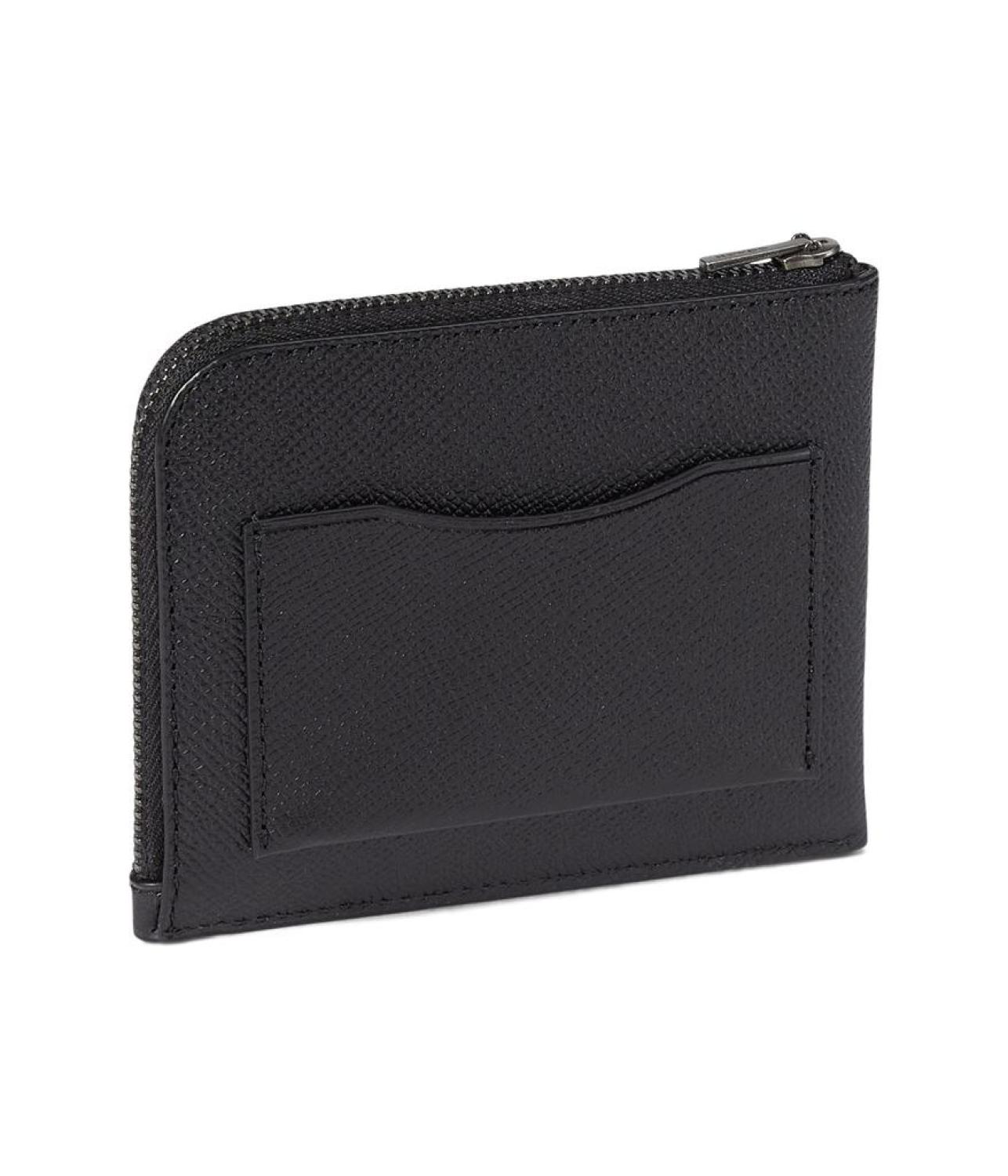 3-in-1 L-Zip Wallet in Cross Grain Leather