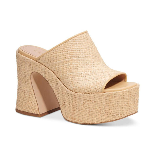 Bobi Woven Slip-On Platform Sandals