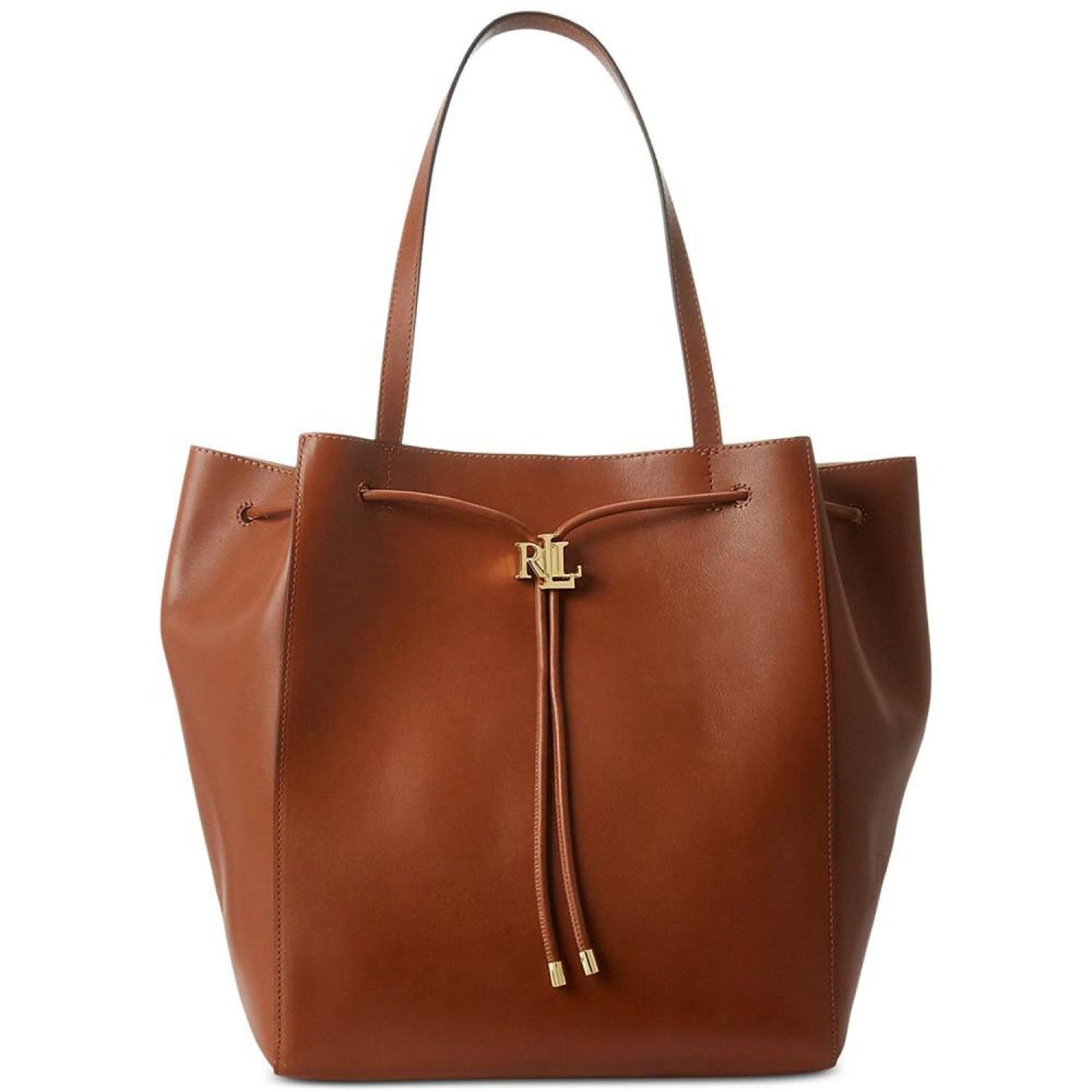 Andie Large Leather Drawstring Tote