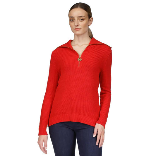 Women's Half-Zip Sweater, Regular & Petite