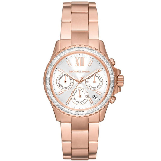 Women's Everest Chronograph Rose Gold-Tone Stainless Steel Bracelet Watch 36mm