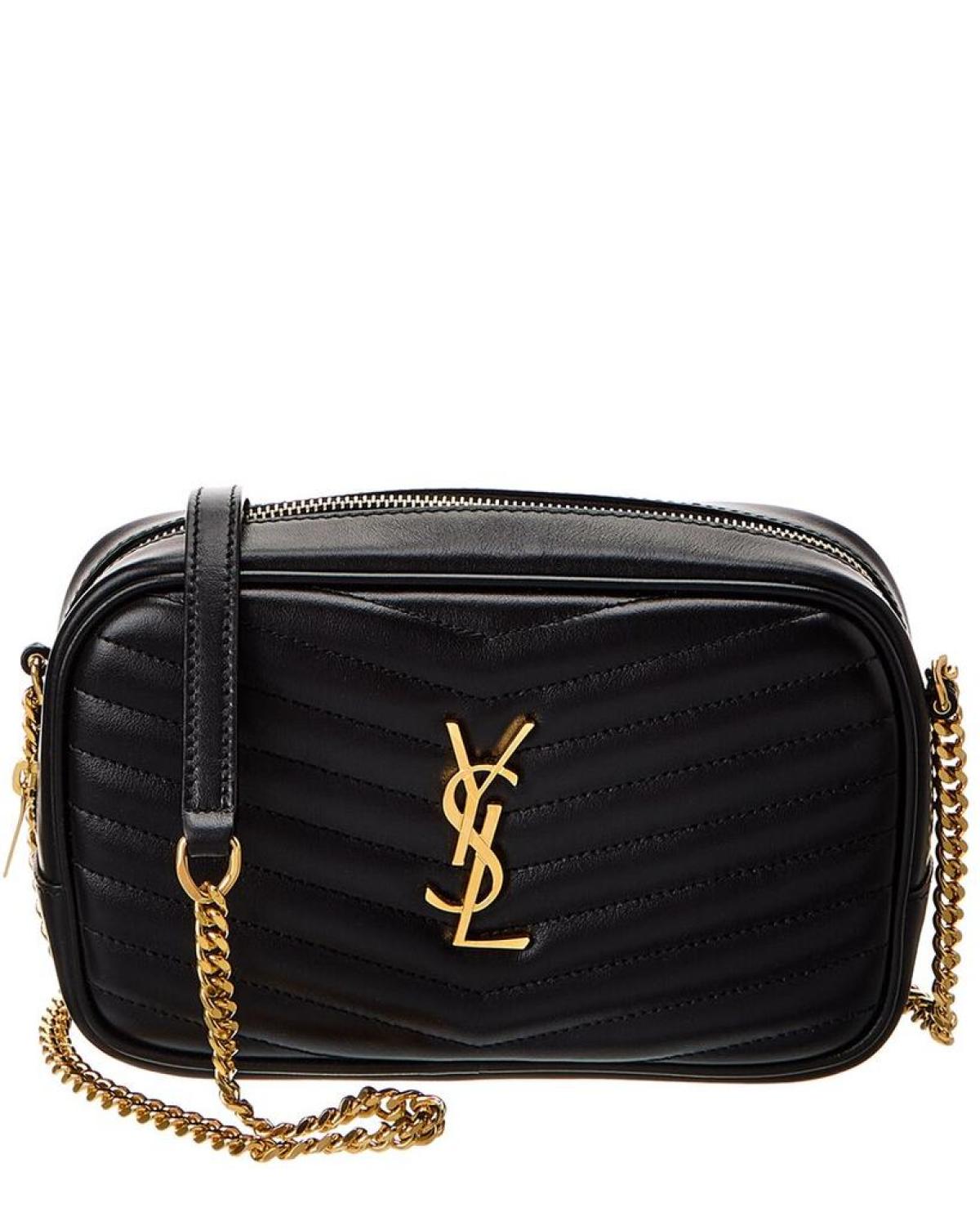 Saint Laurent Lou Mini Quilted Leather Camera Bag