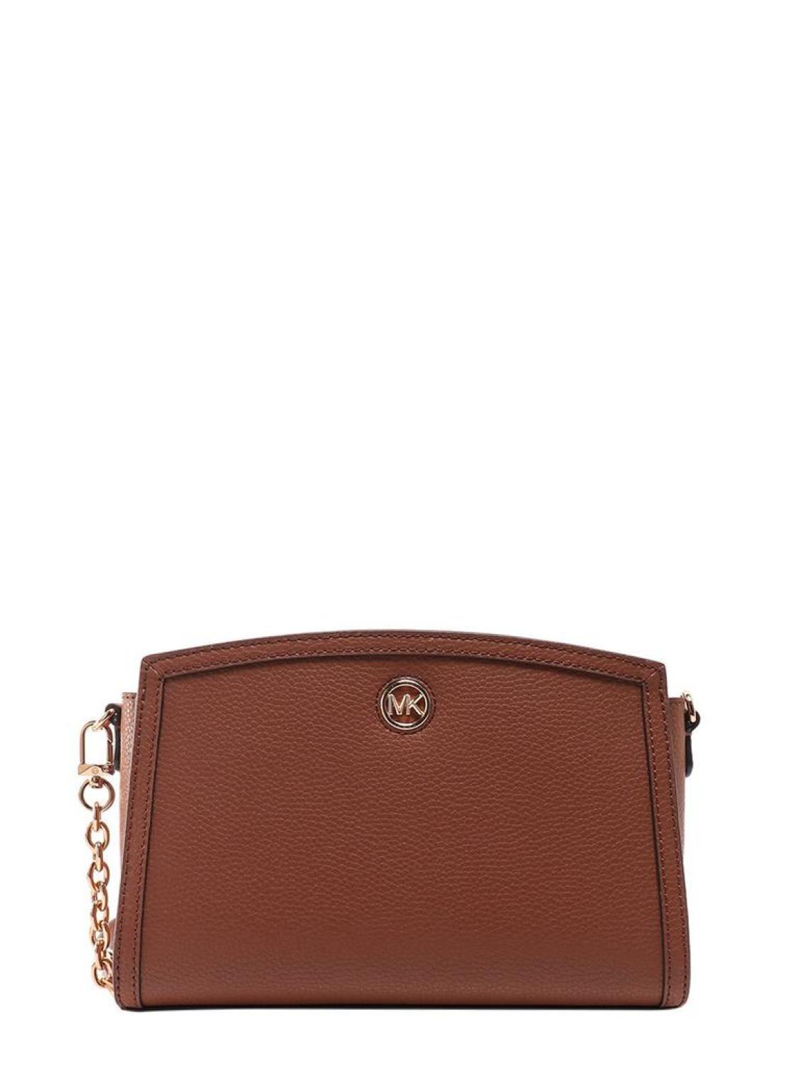 Michael Kors Logo-Plaque Chained Shoulder Bag