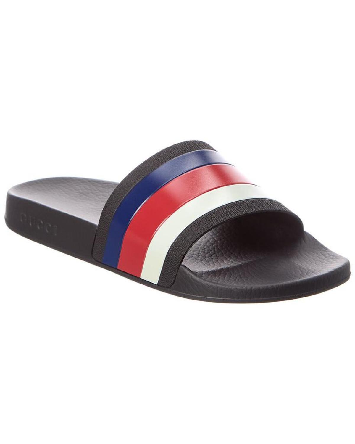 Gucci Web Rubber Slide