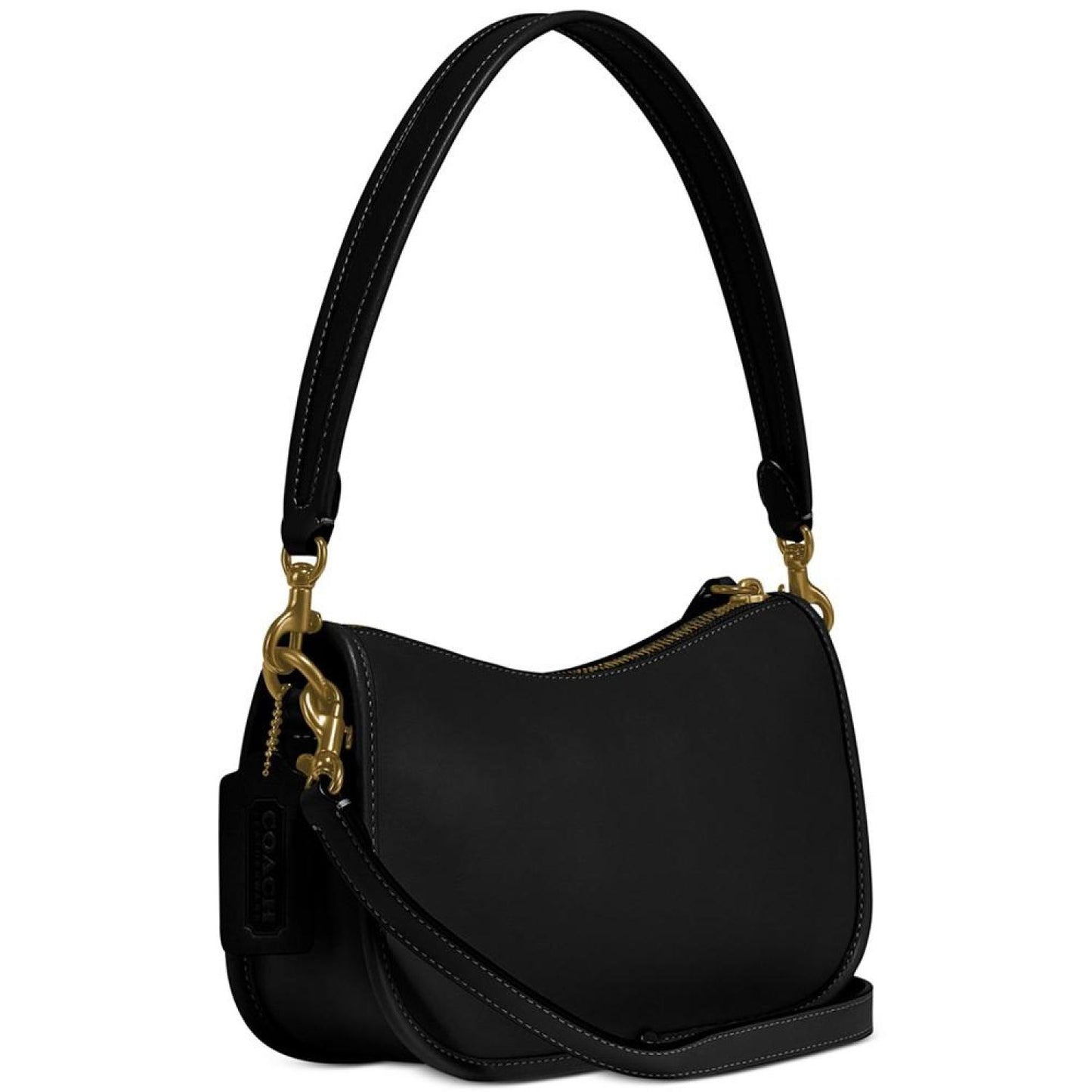 Leather Swinger Shoulder Bag