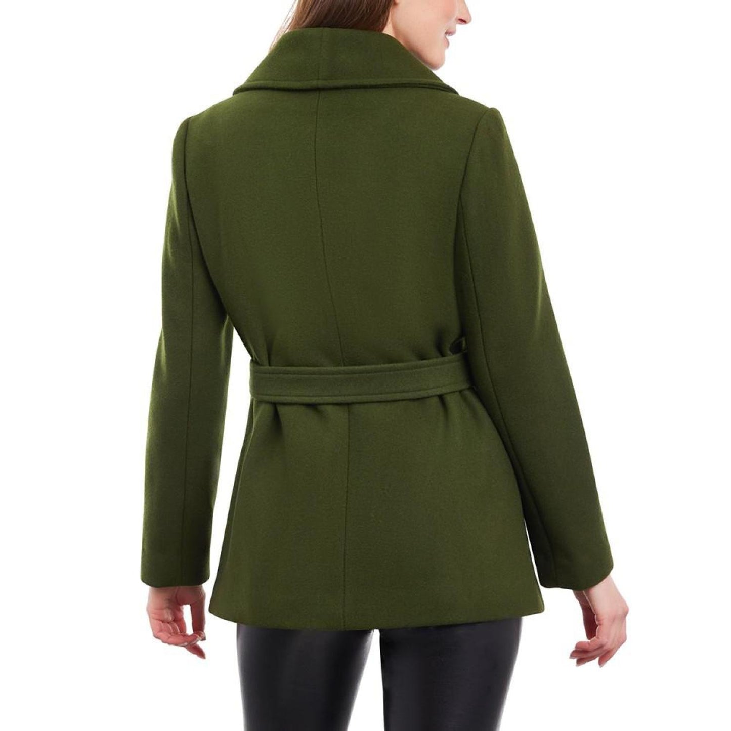 Women's Belted Shawl-Collar Coat