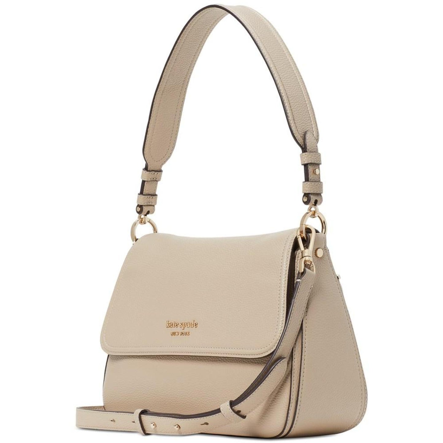 Hudson Pebbled Leather Shoulder Bag