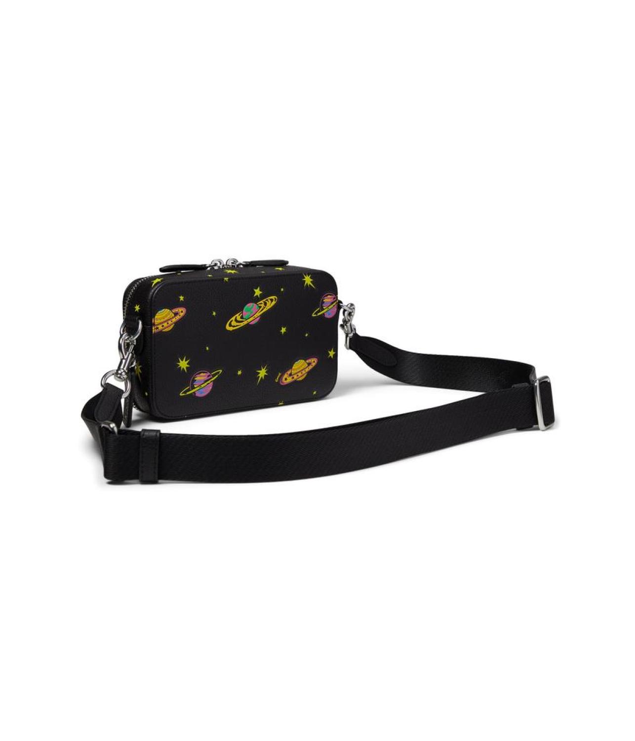 Charter Slim Crossbody in Saturn Printed Leather