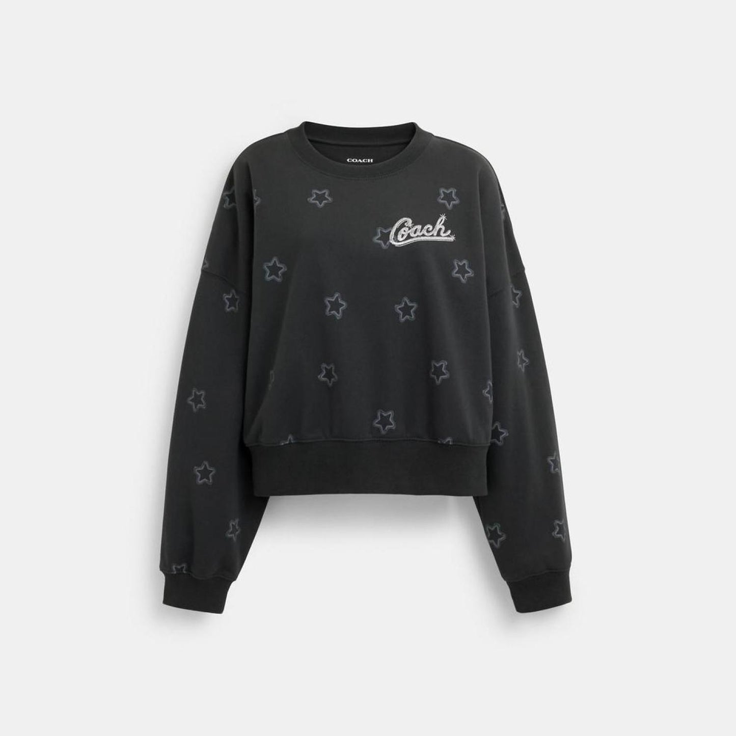 Coach Outlet Star Cropped Crewneck