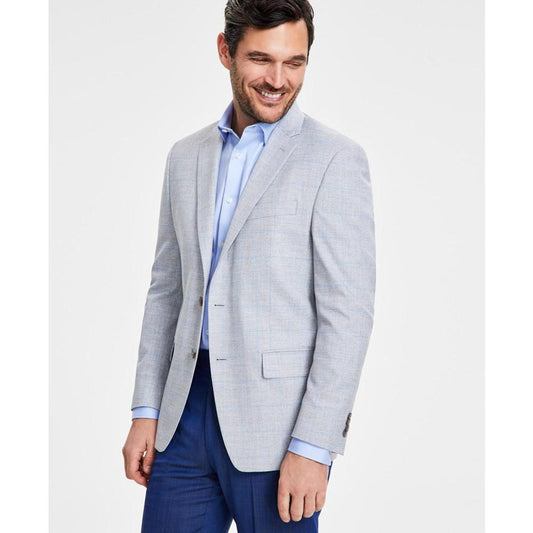 Men's Classic-Fit Windowpane Sport Coat