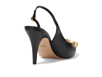 Sadie Leather Slingback Pump