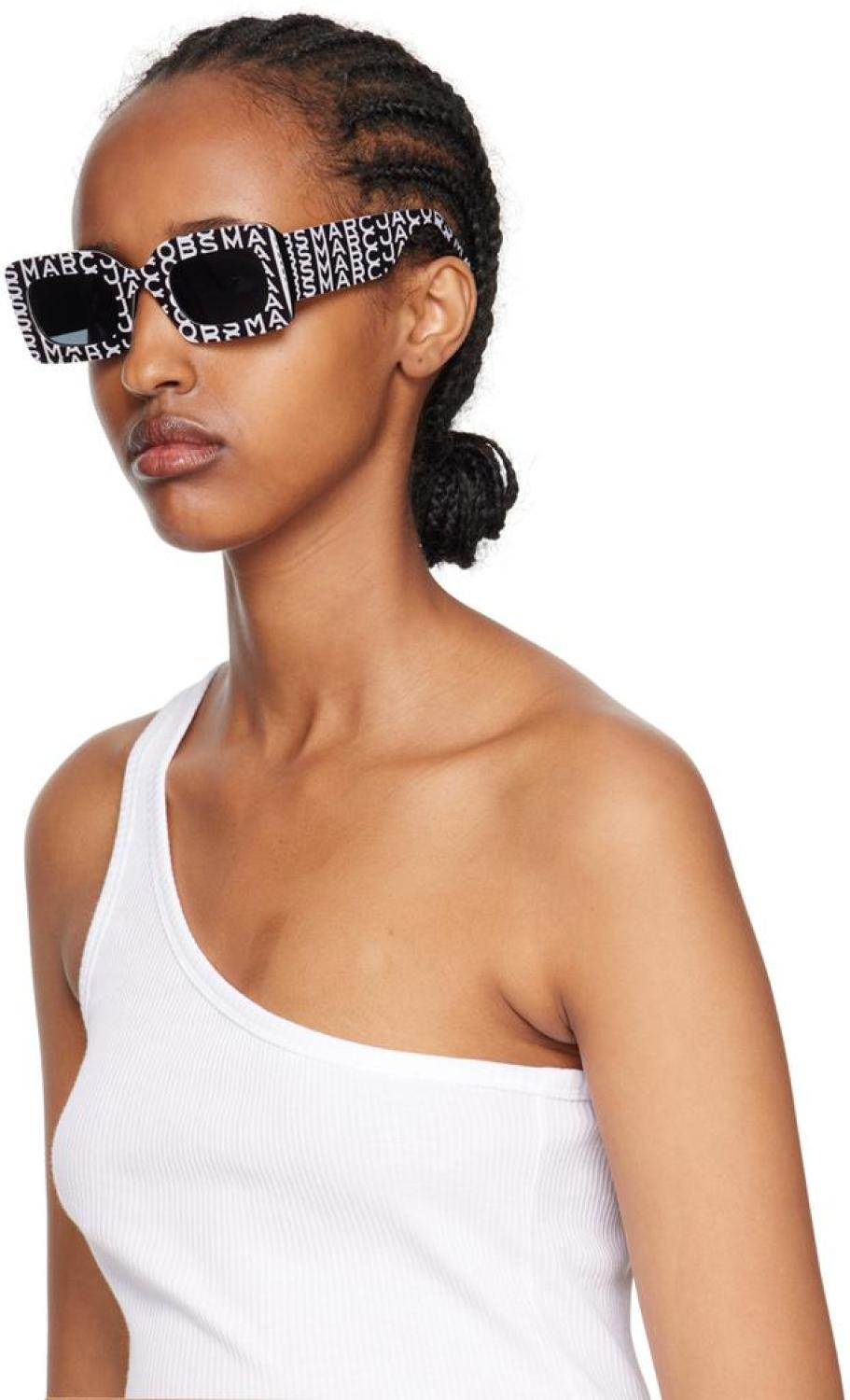 Black & White Monogram Sunglasses