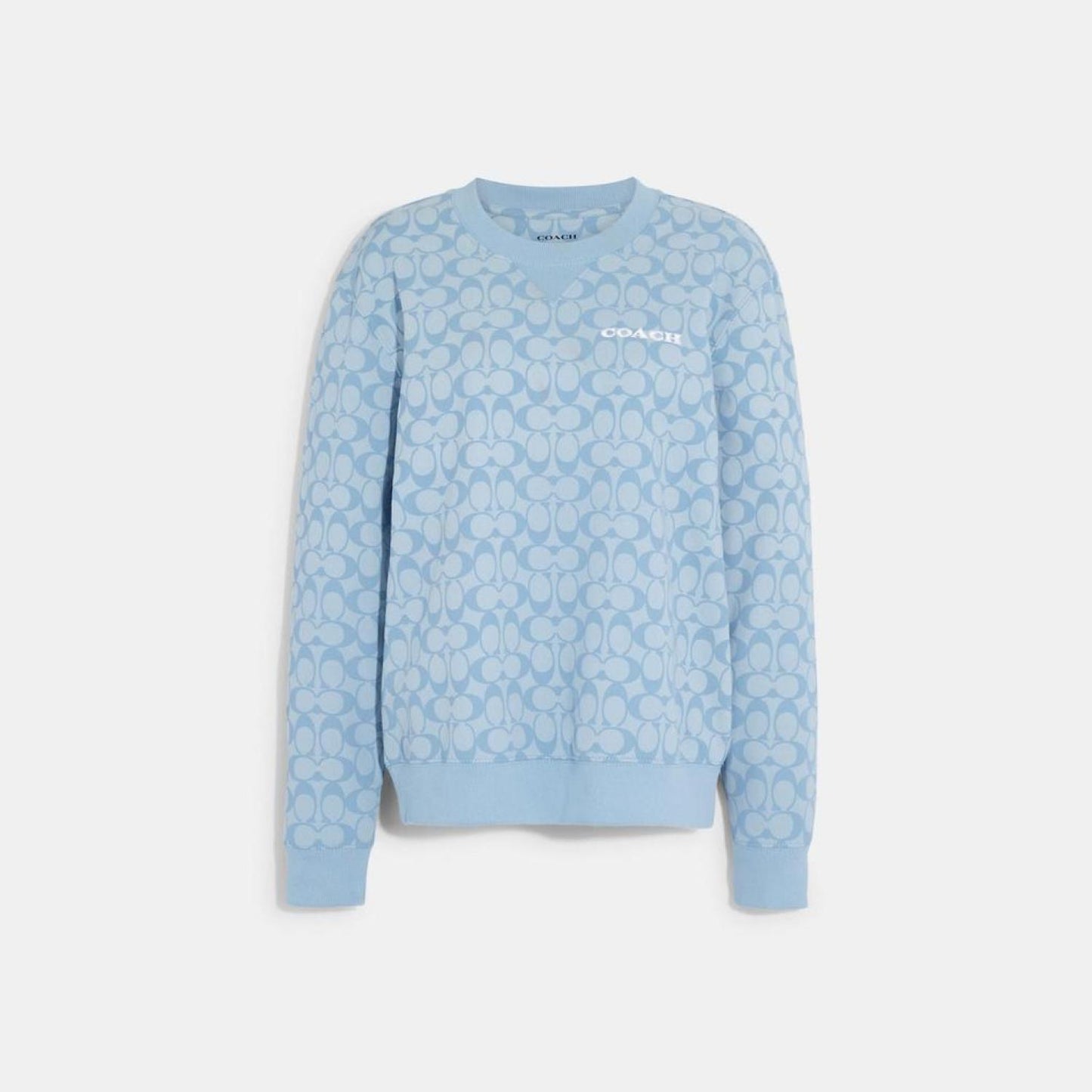 Coach Outlet Signature Chambray Crewneck Sweatshirt