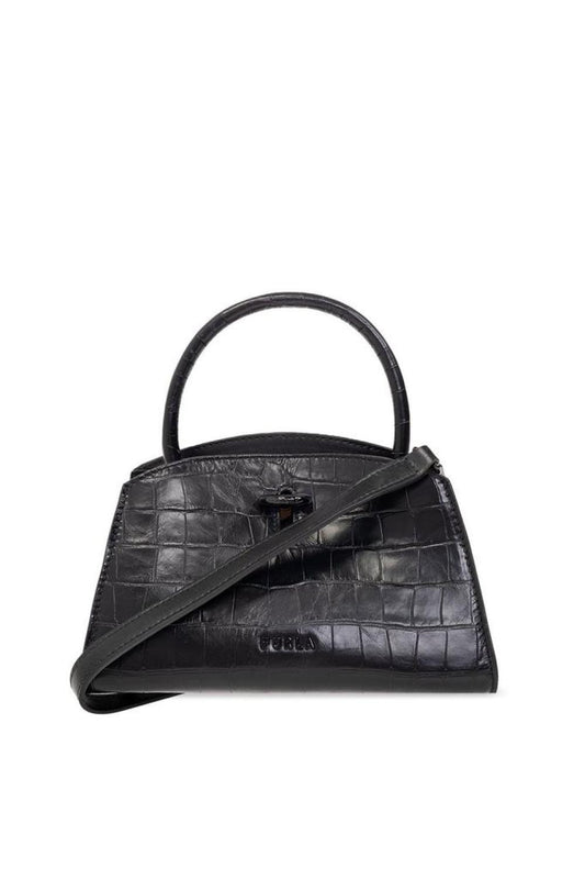 Furla Genesi Embossed Mini Shoulder Bag