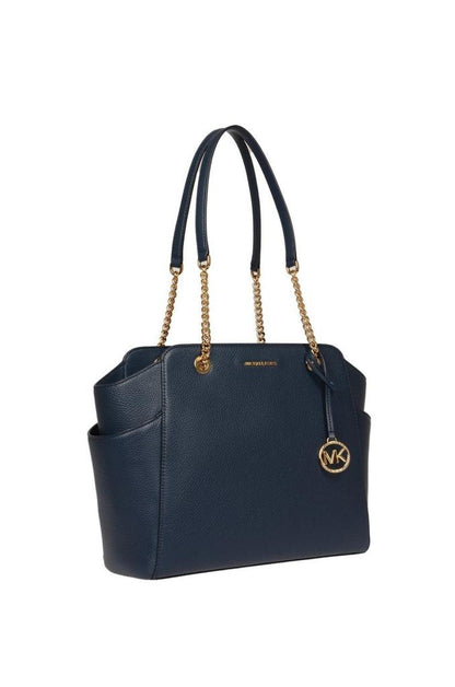 Michael Michael Kors Jacquelyn Logo Charm Medium Tote Bag