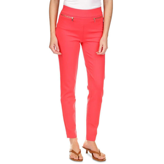 Petite Zip-Pocket Pull-On Trousers