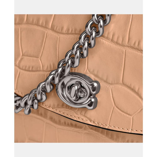 Embossed Croc Leather Cassie Crossbody 19