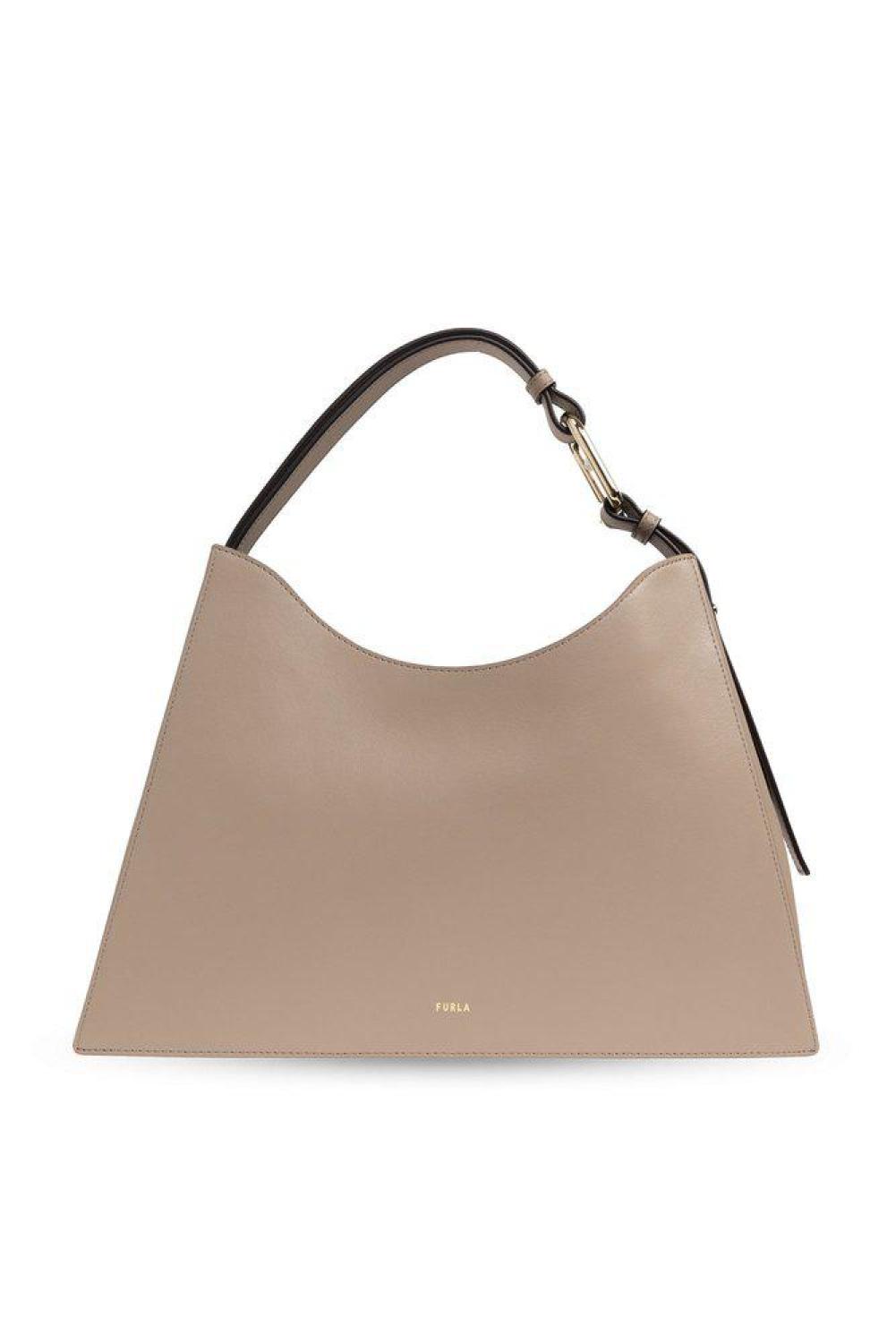 Furla Nuvola Arch-Motif Logo Printed Shoulder Bag