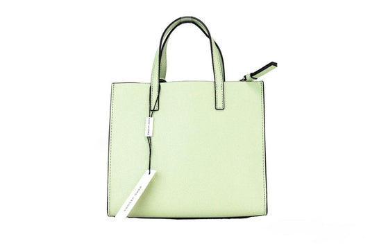 Marc Jacobs Jacobs Mini Grind Mint  Pebbled Leather Crossbody Tote Handbag Women's Purse