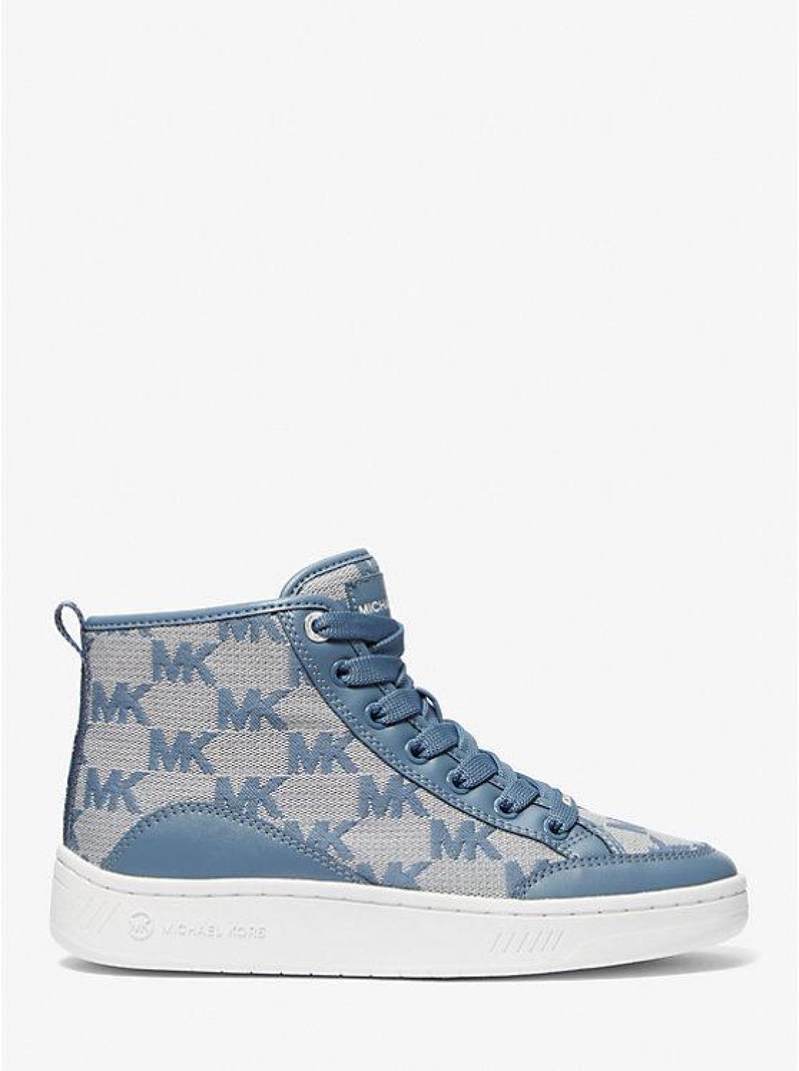 Shea Logo Jacquard High-Top Sneaker