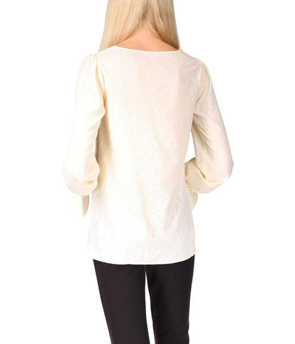 V-Neck Tie Sleeve Top