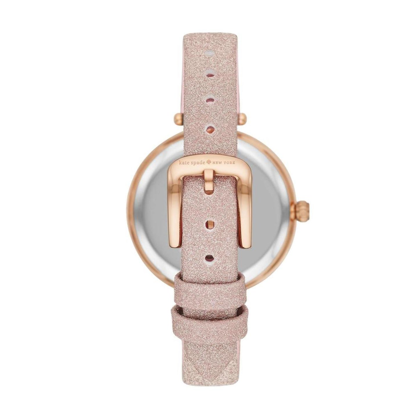 kate spade new york women's holland three-hand, rose gold-tone alloy watch