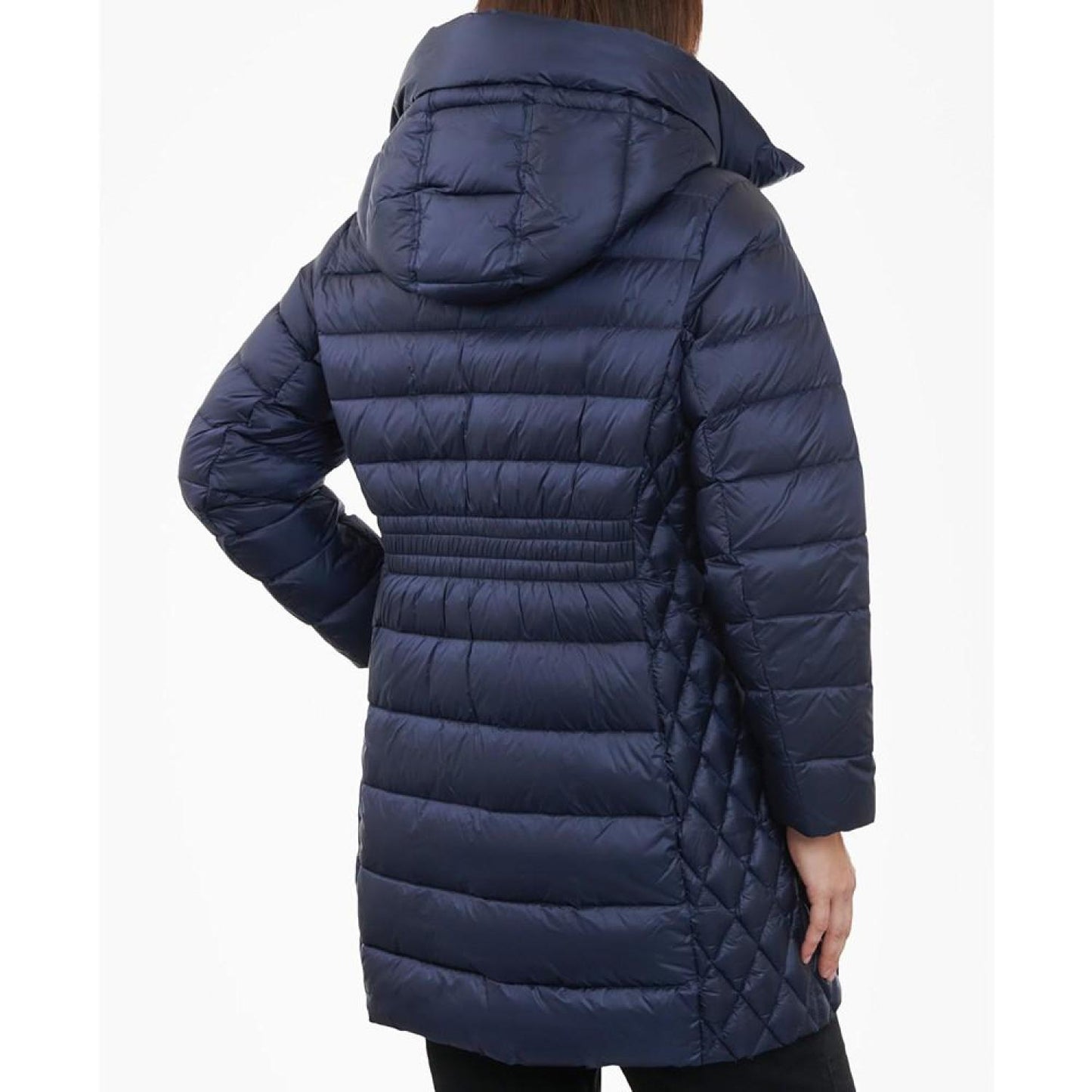 Women's Plus Size Hooded Down Packable Puffer Coat