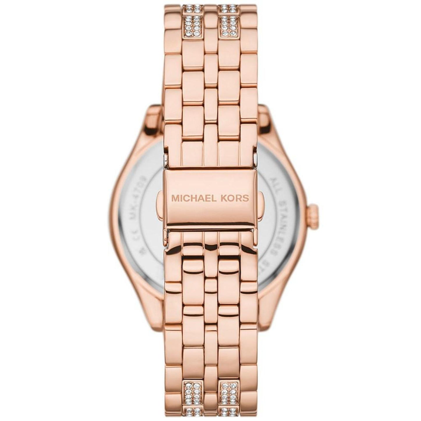 Women's Harlowe Three-Hand Rose Gold-Tone Stainless Steel Bracelet Watch, 38mm