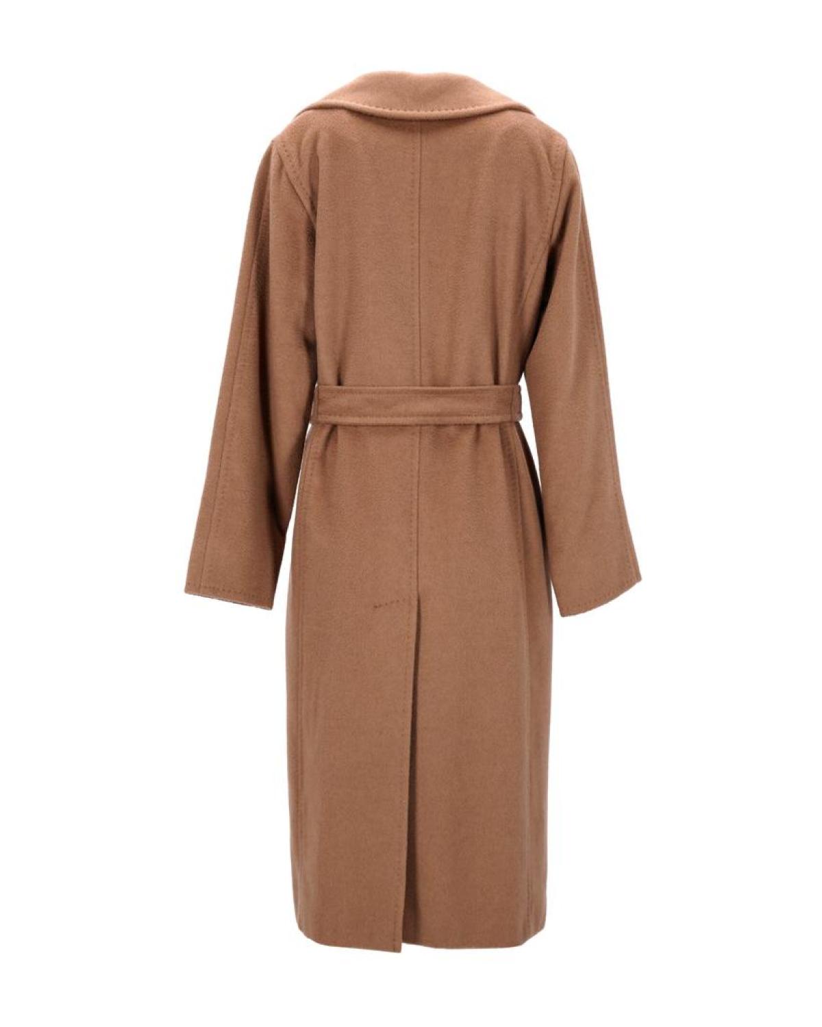 Max Mara Manuela Icon Coat in Brown Camel Hair