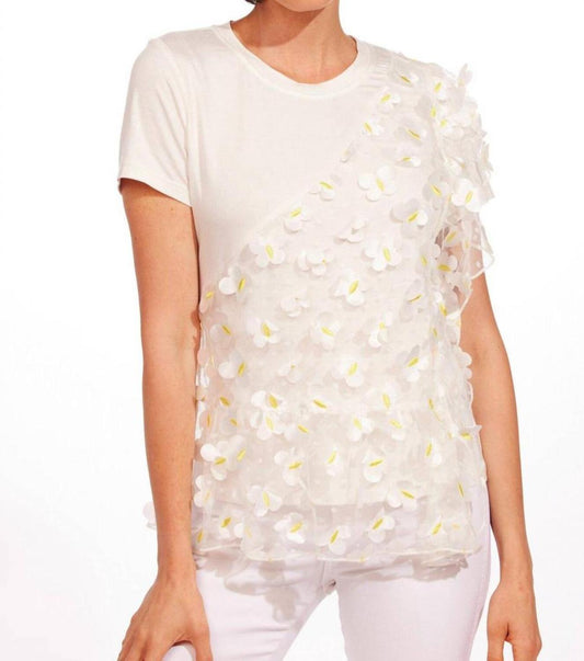 Cleo Top In Daffodil Petal