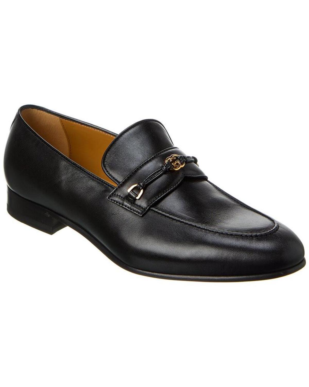 Gucci Interlocking G Leather Loafer