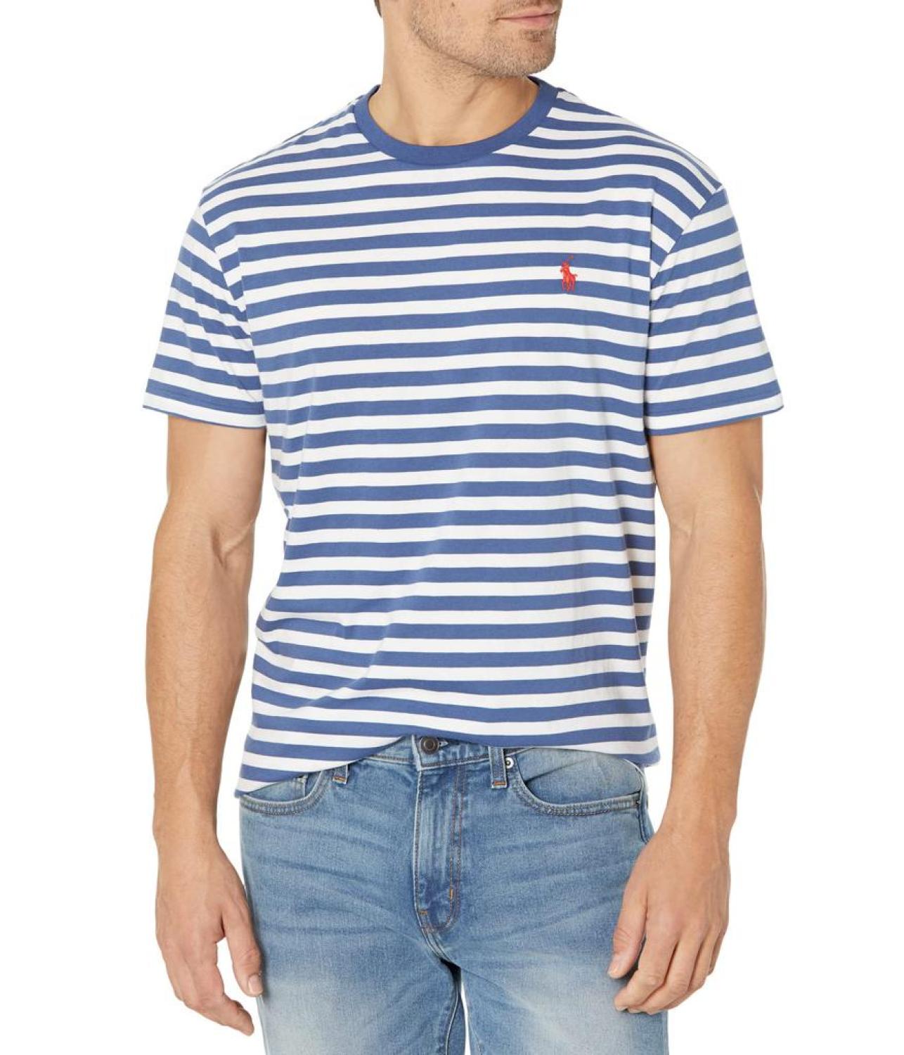 Classic Fit Striped Jersey T-Shirt