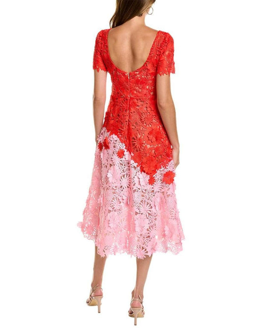 Marchesa Notte Lace Dress